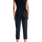 Elan - Buttoned Front Sleeveless Jumpsuit
