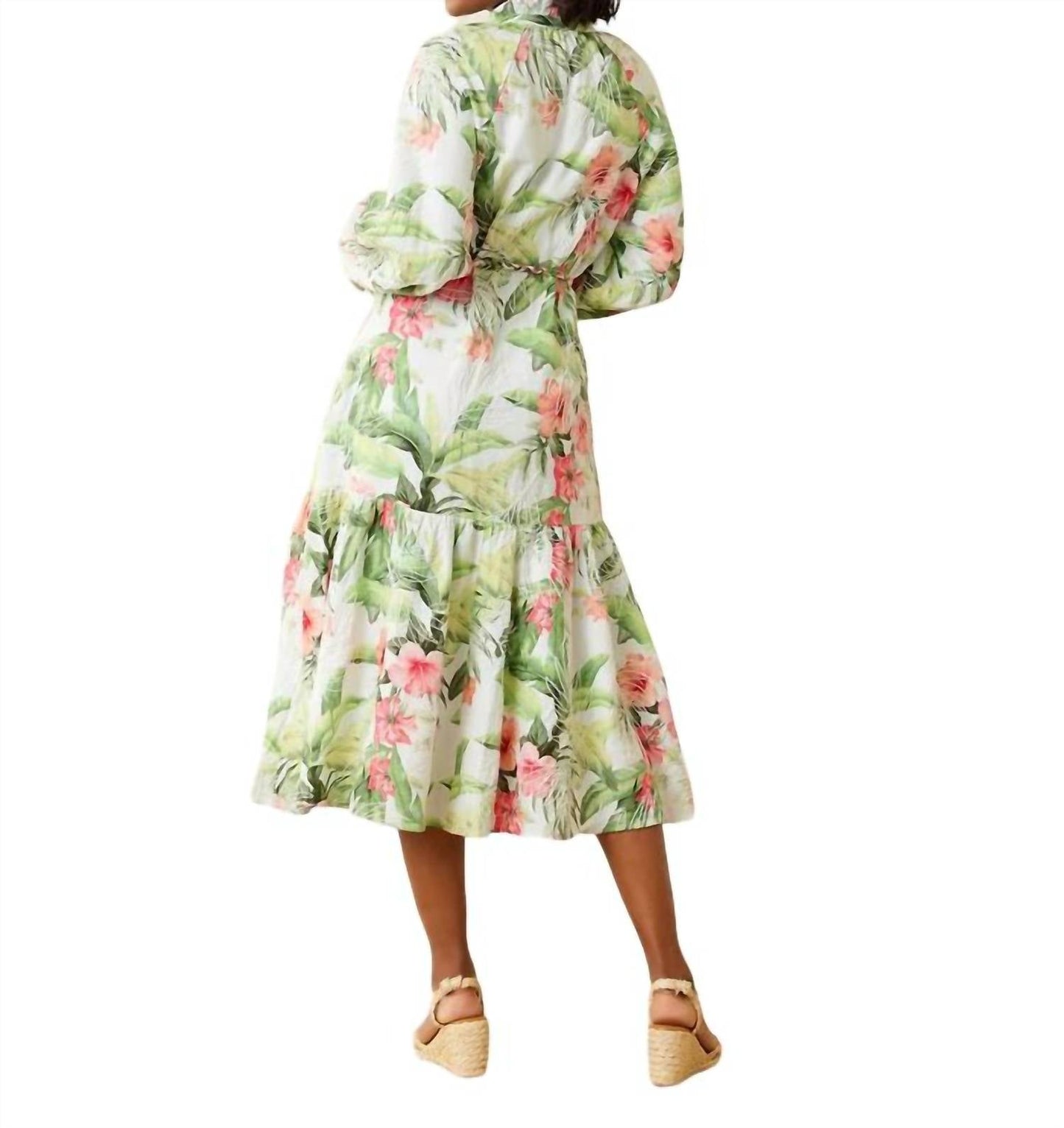 Tommy Bahama - Hibiscus Print Midi Dress