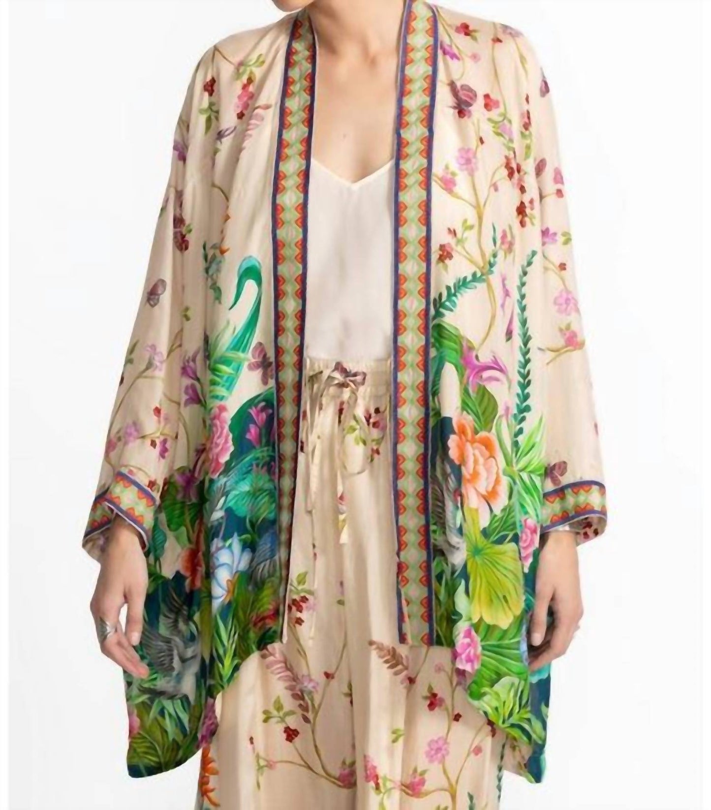 Johnny Was - SHAE PRINTED KIMONO D'Amour