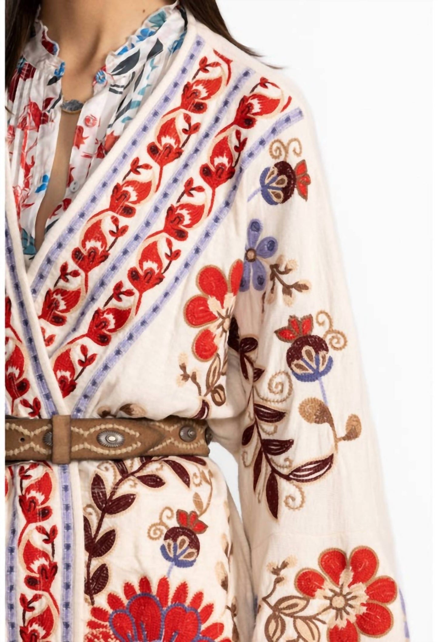 Johnny Was - BIYA SHORT KIMONO OLIVIA