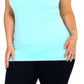 Aaaaa Fashion - Strappy Criss Cross Plus Cami Top