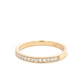 Aamiaa - 0.22 Carat Natural Diamond Channel Set Band Ring - Size 6.5