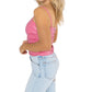 Buddylove - Jolie Vegan Leather Cropped Tank Top
