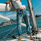 Free People - Moxie Low Slung Barrel Jeans