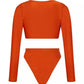 Nelblu - Inocencia V-neck Two-piece Swimsuit