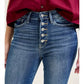 Judy Blue - Hi-rise Button Fly Skinny Jeans