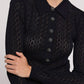 Generation Love - Angelica Pointelle Long Sleeve Sweater