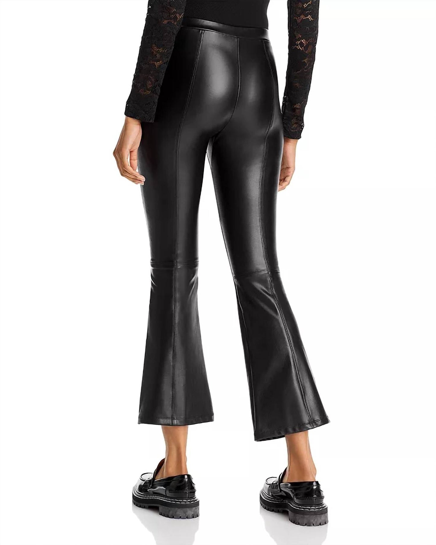 Generation Love - Wren Faux Leather Cropped Flared Leggings