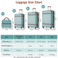 Hardshell Luggage Sets 4 Pieces 20" / 24" / 28" and Cosmetic Case