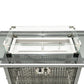K&K 43' Propane Gas Fire Pit Table, Grey
