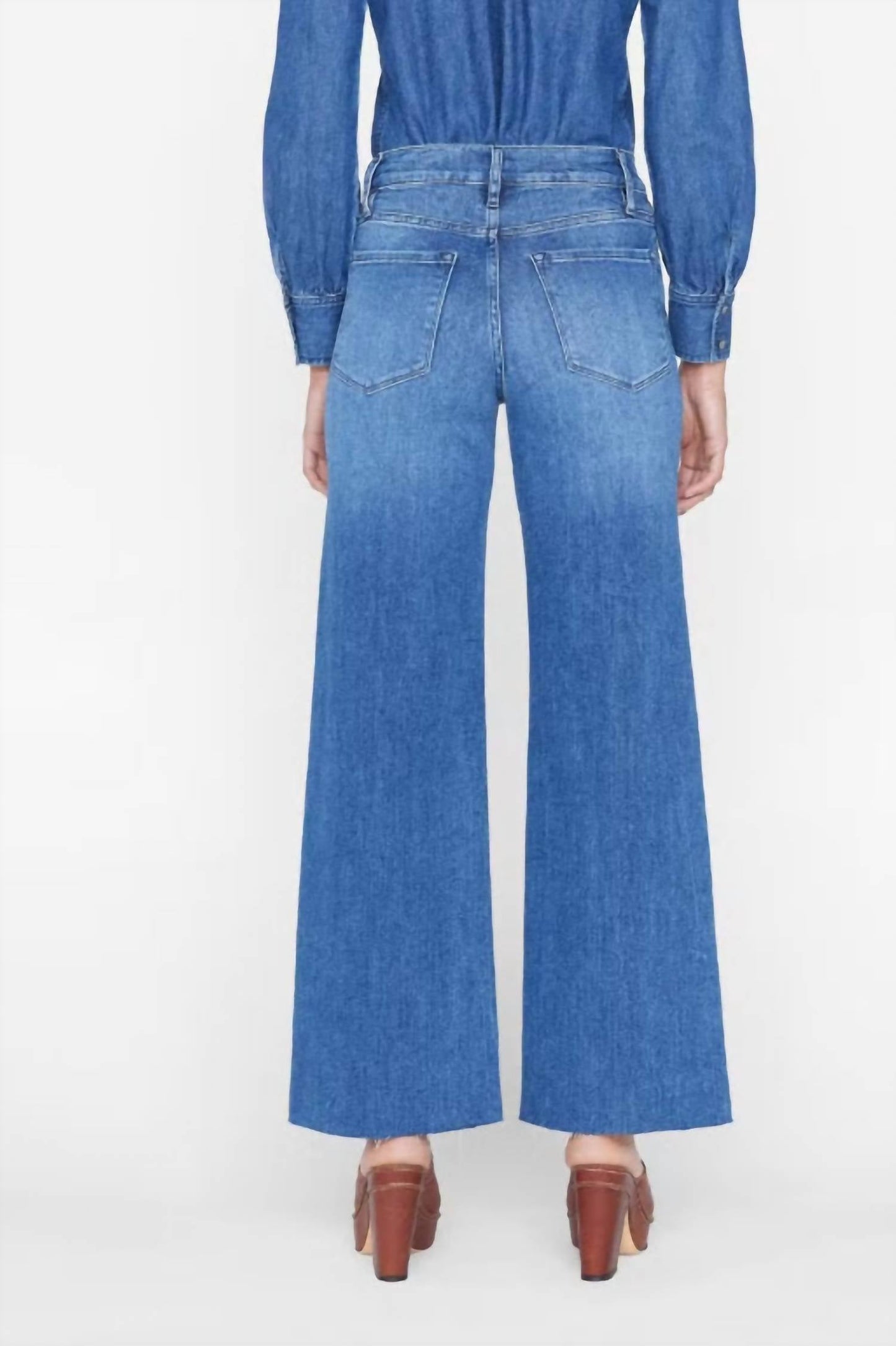 Frame - Le Slim Palazzo Raw Jean