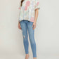 Entro - Abstract Peplum Top