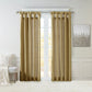 Twist Tab Lined Window Curtain Panel Bronze 50x84