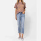 Judy Blue - Mid Rise Boyfriend Denim Jeans - Plus