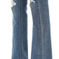 Judy Blue - Destructed Wide Leg Jeans