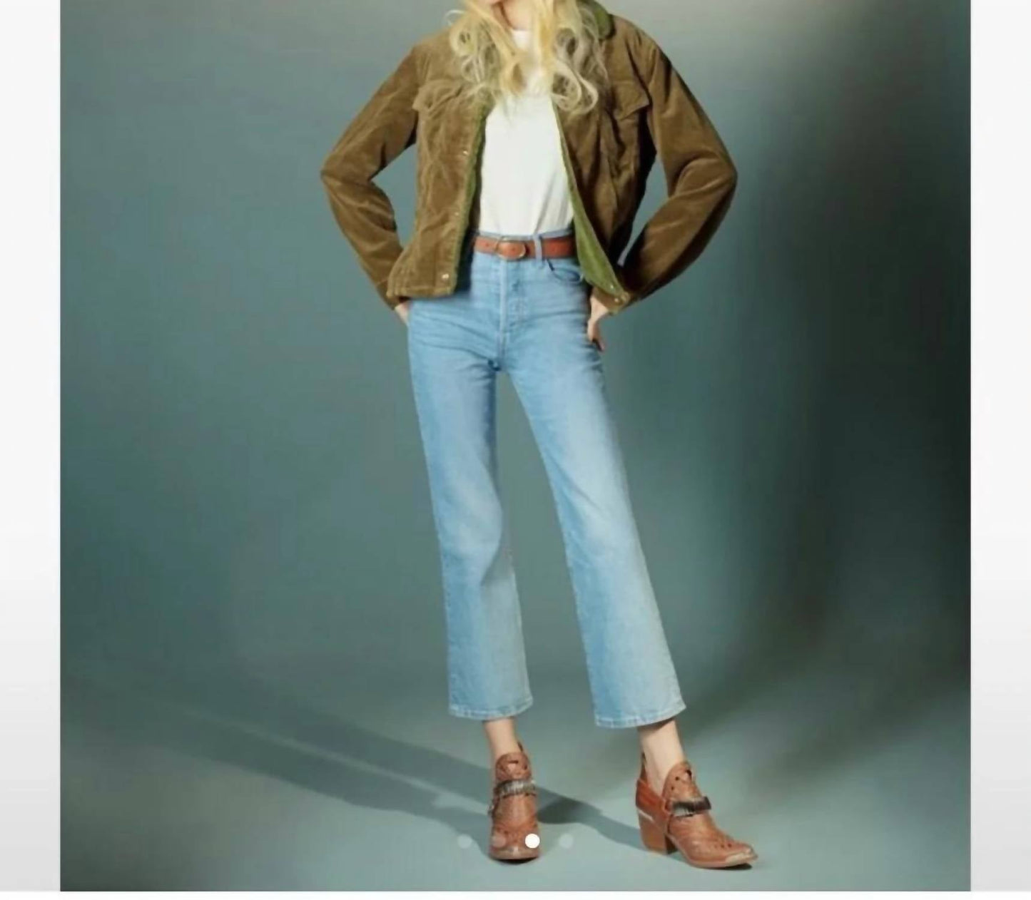 Levi'S - Premium Ribcage Cropped Bootcut Jeans