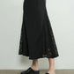 Aaron & Amber - Lined Lace Insert Skirt