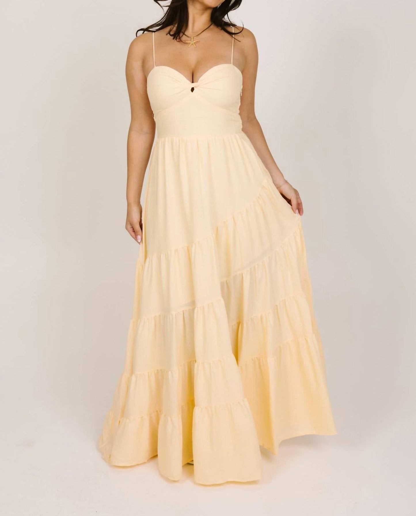 Cotton Candy - Seashell Sky Maxi Dress