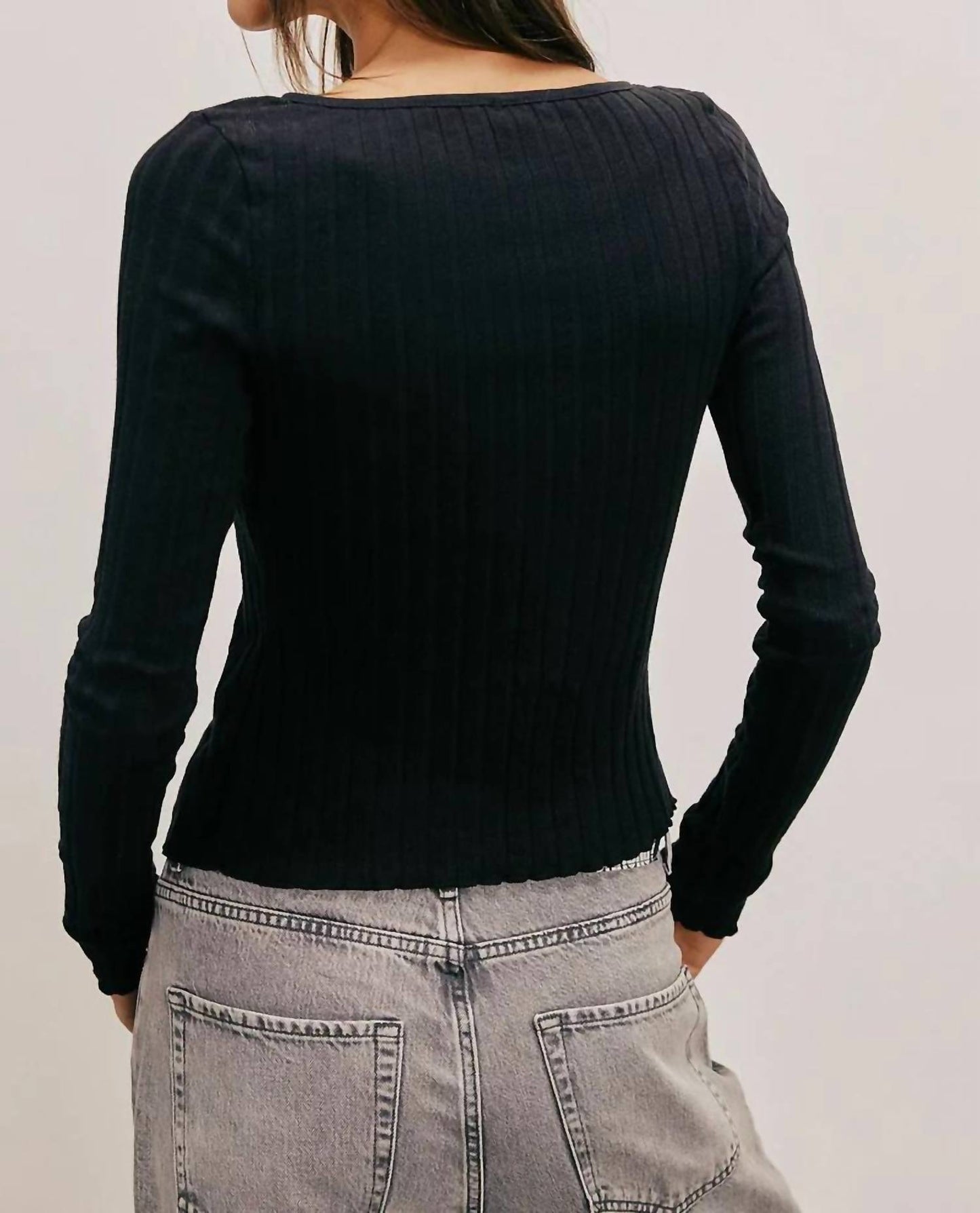 Free People - Tilly Rib Long Sleeve Top