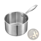 2.5 Qt Stainless Steel Saucepan with Steamer Basket