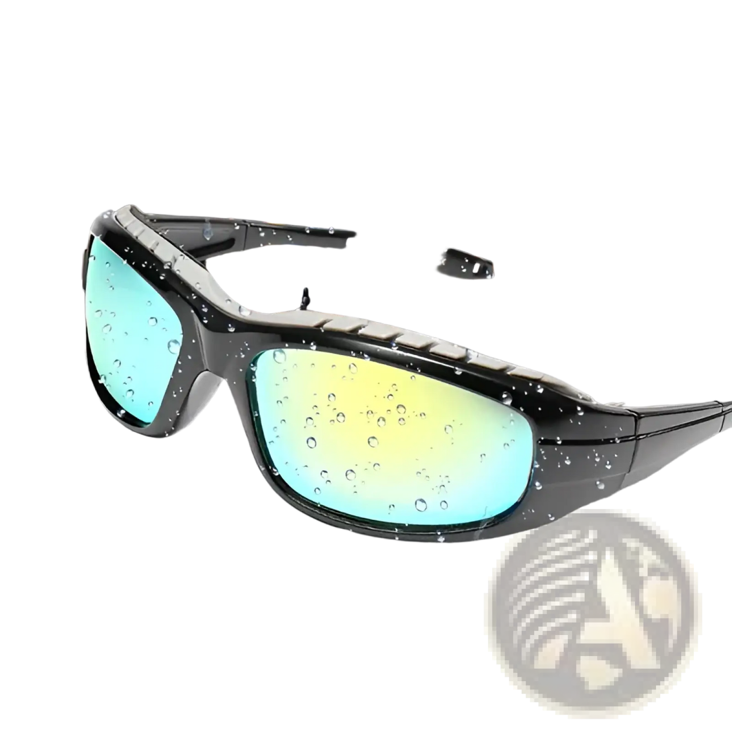 2 Pack Padded Motorcycle Riding Glasses with Uv400 Mirror Lenses
