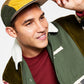 sun-stone-mens-colorblocked-panel-cap-green-gold-multi