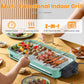 2000w Electric Indoor Grill with 3 Raclette Trays