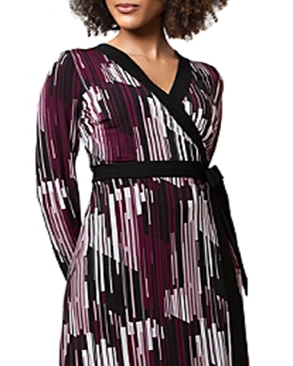 Leota Women's Kara Wrap Dress Purple Size Small