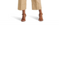 लॉरेन राल्फ लॉरेन स्ट्रेच कॉटन क्रॉप्ड कार्गो पैंट्स व्हाइट साइज़ 12