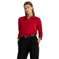 LAUREN Ralph Lauren Satin Charmeuse Shirt Red Size XS