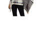 Lauren Ralph Lauren Women's Checked Plaid Wool-Blend Poncho Sweater Multi