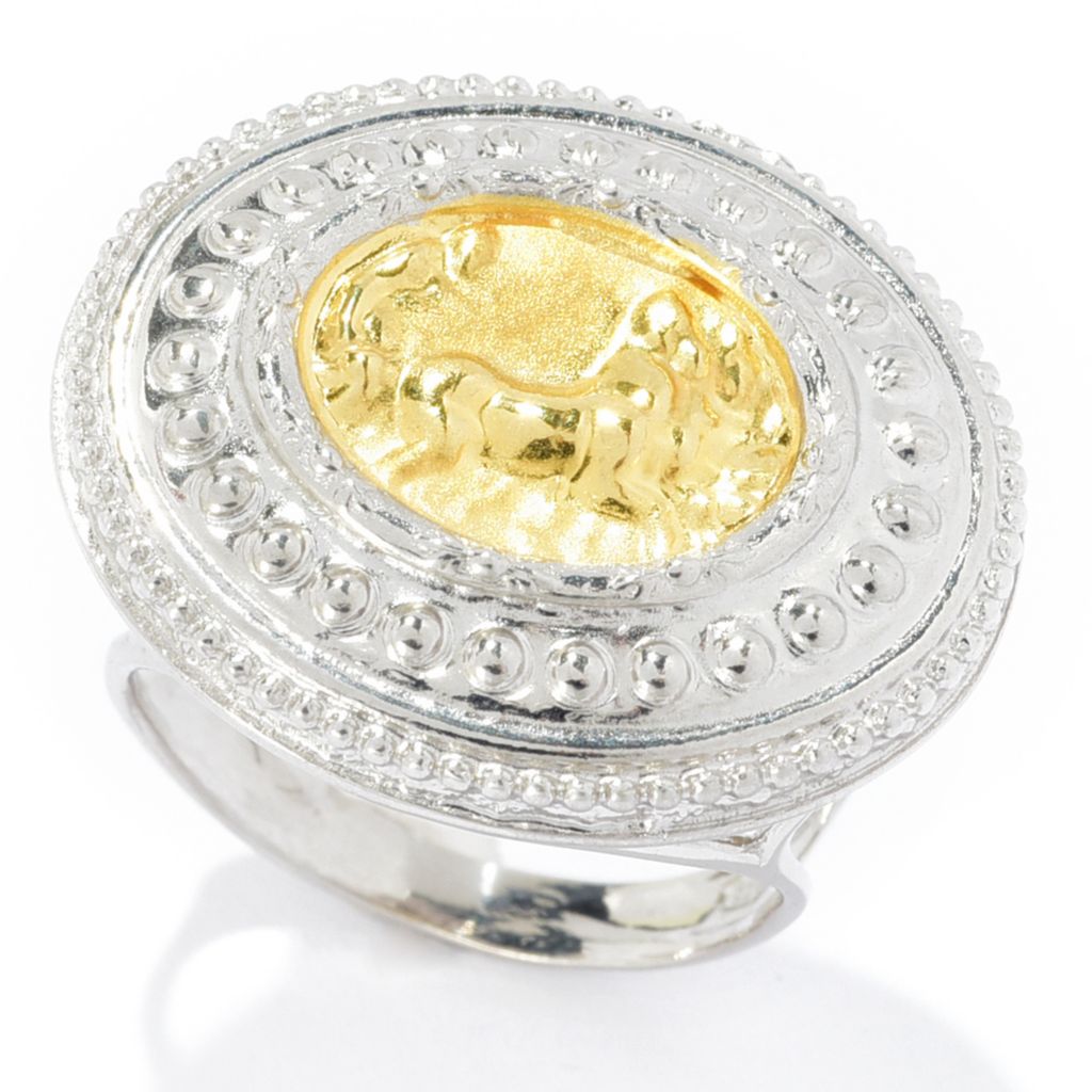 tagliamonte-two-tone-gold-plated-sterling-silver-chariot-cameo-ring