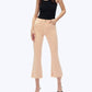 Bayeas - High Rise Vintage Crop Flare Denim Jeans