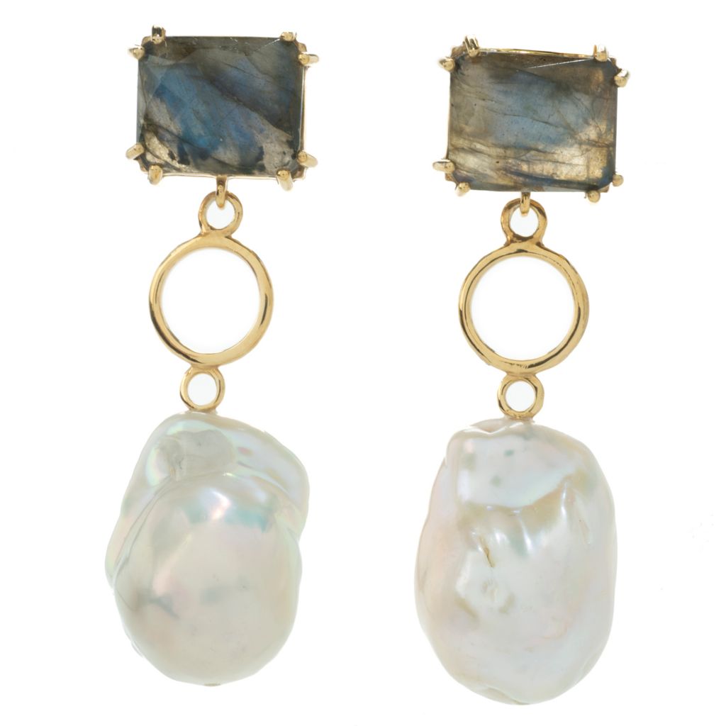 18k-gold-plated-choice-of-opaque-gemstone-baroque-cultured-pearl-earrings