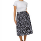 Leota Women's Mindy Midi Skirt Black