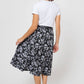 Leota Women's Mindy Midi Skirt Black