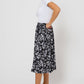 Leota Women's Mindy Midi Skirt Black