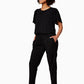 Leota Women's Abby Essential Jersey Top Black