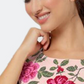 Leota Women's Flutter Pearl Blush Lord & Taylor Giselle Dress Pink Size M