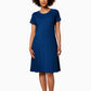 Leota Women's Maci In Rib Knit Dress Blue Size Medium