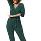Leota Women's Gabby Geo Print Jumpsuit Green Size X-Large