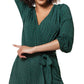 Leota Women's Gabby Geo Print Jumpsuit Green Size X-Large