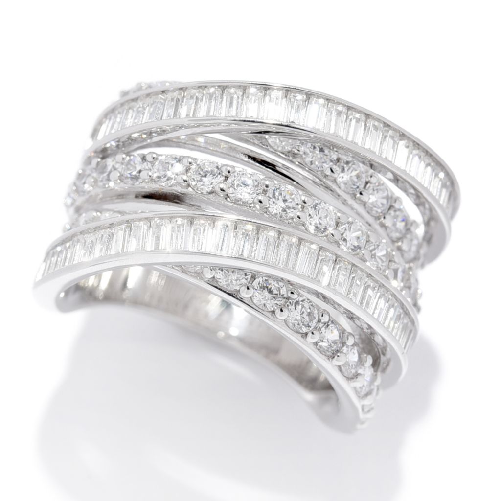 brilliante-platinum-plated-2-28-dew-simulated-diamond-5-row-highway-ring