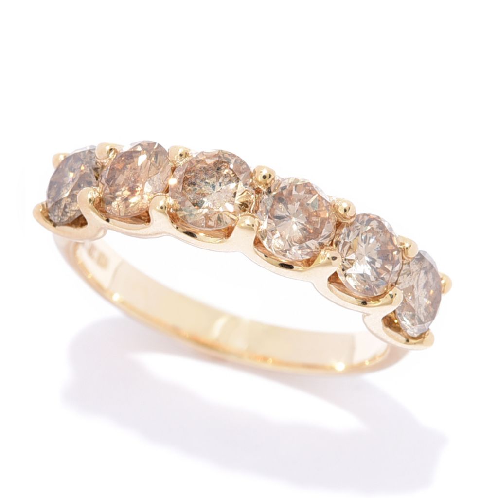 gems-of-distinction-14k-gold-2-10ctw-champagne-diamond-6-stone-ring