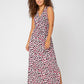 Leota Women's Sleeveless Perfect Wrap Maxi Dress White