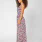 Leota Women's Sleeveless Perfect Wrap Maxi Dress White