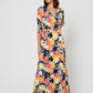 Leota Women's Perfect Wrap Maxi Dress Yellow