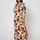 Leota Women's Perfect Wrap Maxi Dress Yellow