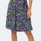 Leota Women's Isla Sleeveless Floral Print Dress Blue Size Small