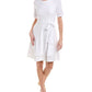 Leota Women's Genesis Eyelet Jersey Dress White Size Small